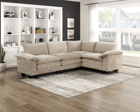 8450TPE*43ACCR (5)5-Piece Modular Sectional from Homelegance - Luna Furniture