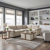 Dublin Taupe 5-Piece Modular Sectional from Homelegance - Luna Furniture