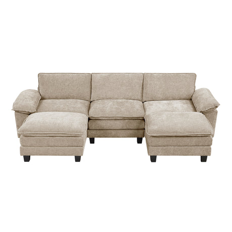 8450TPE*53ACCR (6)6-Piece Modular Sectional with Ottoman from Homelegance - Luna Furniture