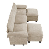 8450TPE*53ACCR (6)6-Piece Modular Sectional with Ottoman from Homelegance - Luna Furniture