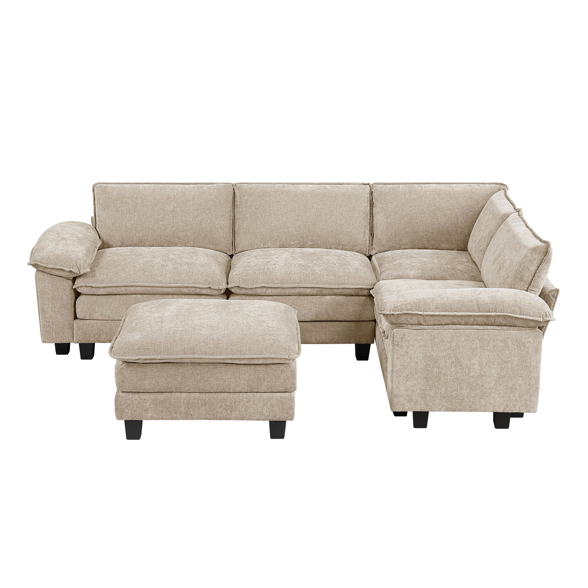 Dublin Taupe 5-Piece Modular Sectional from Homelegance - Luna Furniture