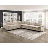 8450TPE-A 2 Arms with Adjustable Pillow Top from Homelegance - Luna Furniture