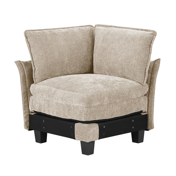 Dublin Dark Pewter Corner Seat