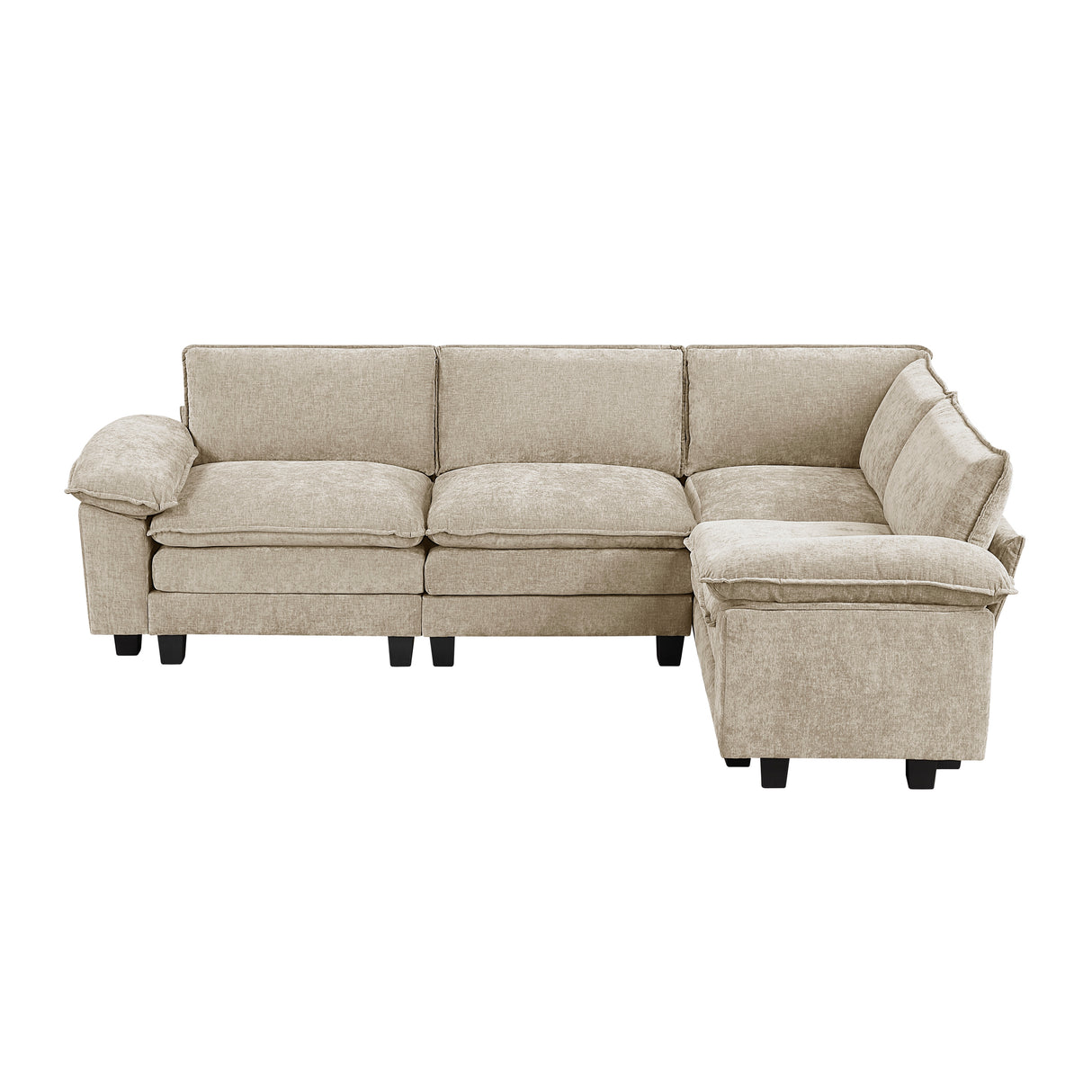 8450TPE*43ACCR (5)5-Piece Modular Sectional from Homelegance - Luna Furniture