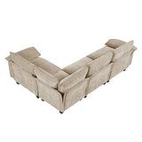 8450TPE*43ACCR (5)5-Piece Modular Sectional from Homelegance - Luna Furniture