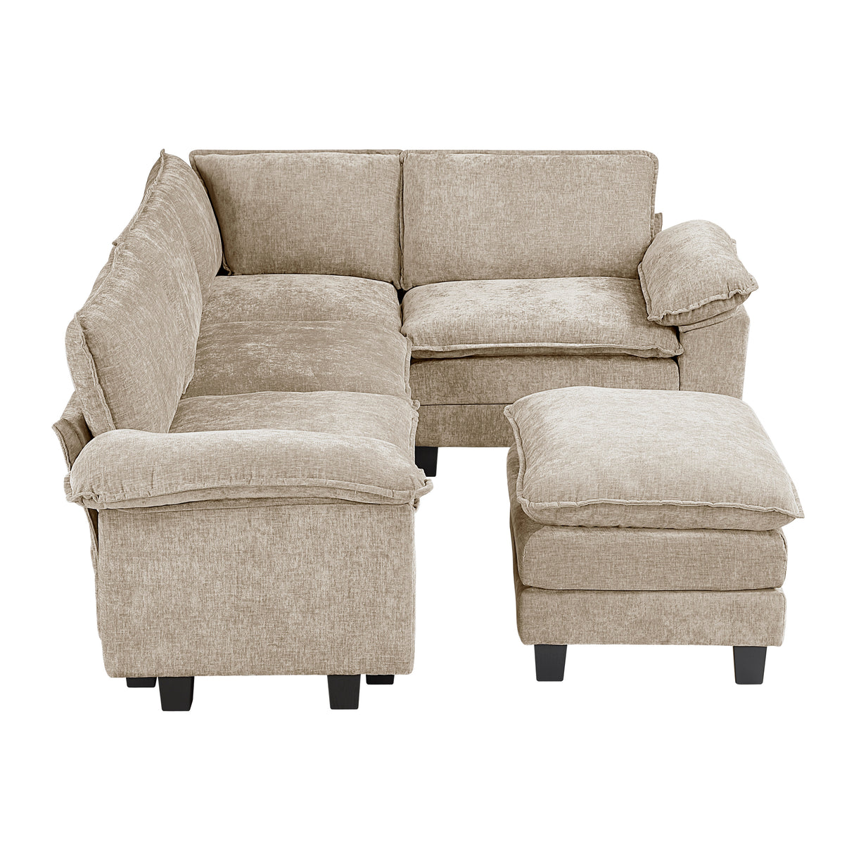 8450TPE*53ACCR (6)6-Piece Modular Sectional with Ottoman from Homelegance - Luna Furniture