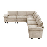 8450TPE*65ACCR (7)6-Piece Modular Sectional from Homelegance - Luna Furniture
