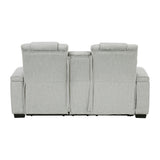 8455GRY*2 2pc Set: Sofa, Love from Homelegance - Luna Furniture