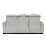 8455GRY*2 2pc Set: Sofa, Love from Homelegance - Luna Furniture
