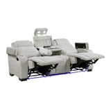 8455GRY*2 2pc Set: Sofa, Love from Homelegance - Luna Furniture