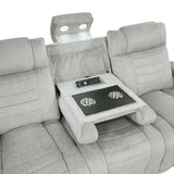8455GRY*2 2pc Set: Sofa, Love from Homelegance - Luna Furniture