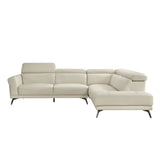 8456BEG*22LRC (2)2-Piece Sectional with Right Side Chaise from Homelegance - Luna Furniture