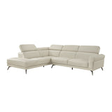 8456BEG*2LC2R (2)2-Piece Sectional with Left Side Chaise from Homelegance - Luna Furniture