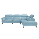 8456BUE*22LRC (2)2-Piece Sectional with Right Side Chaise from Homelegance - Luna Furniture