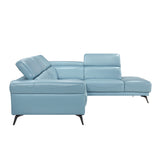 8456BUE*22LRC (2)2-Piece Sectional with Right Side Chaise from Homelegance - Luna Furniture
