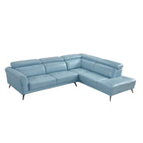 8456BUE*22LRC (2)2-Piece Sectional with Right Side Chaise from Homelegance - Luna Furniture