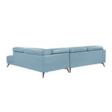 8456BUE*22LRC (2)2-Piece Sectional with Right Side Chaise from Homelegance - Luna Furniture