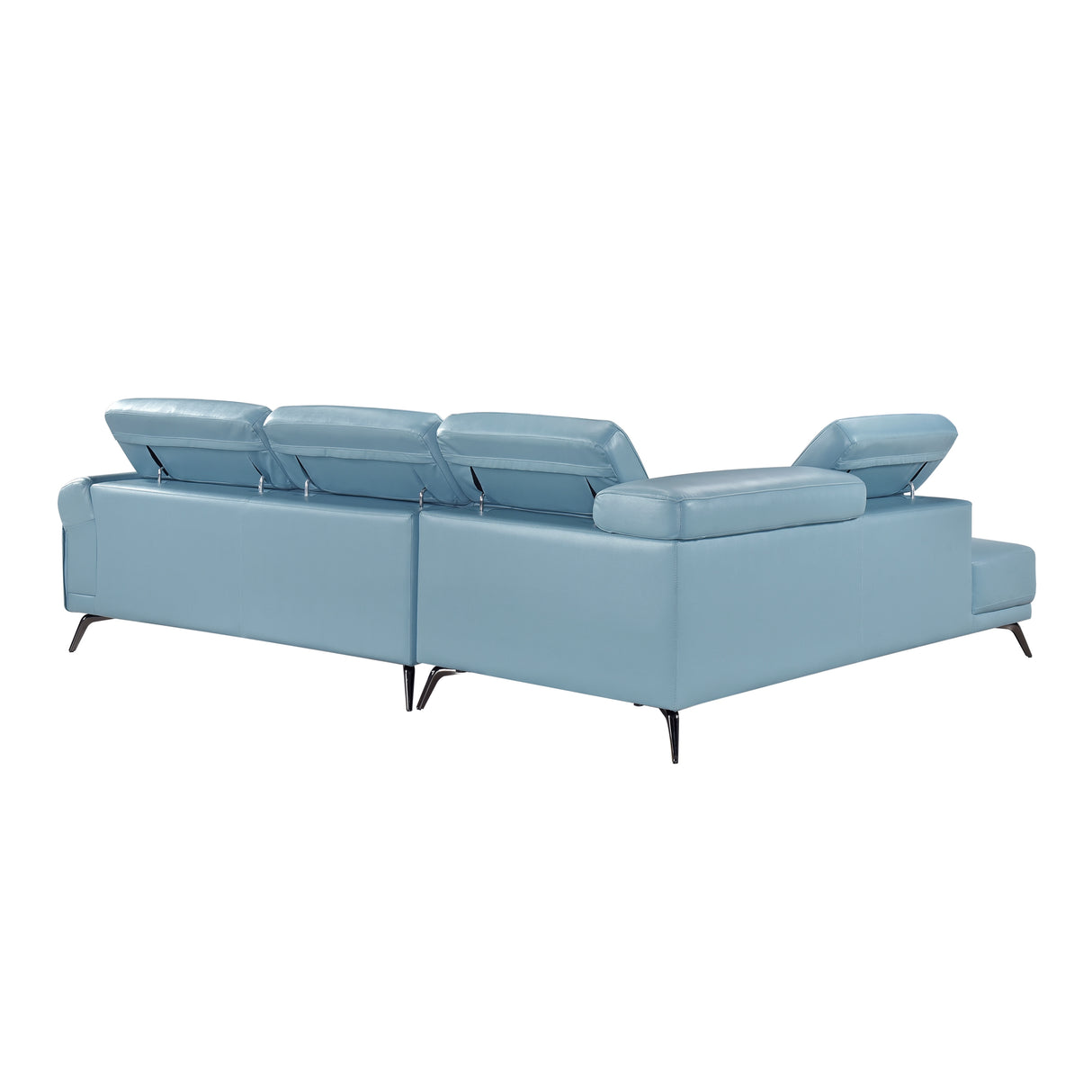 8456BUE*2LC2R (2)2-Piece Sectional with Left Side Chaise from Homelegance - Luna Furniture