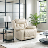 Huron Beige Power Reclining Chair from Homelegance - Luna Furniture