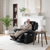 Huron Black Power Reclining Chair from Homelegance - Luna Furniture