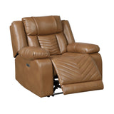 Huron Brown Power Reclining Living Room Set from Homelegance - Luna Furniture