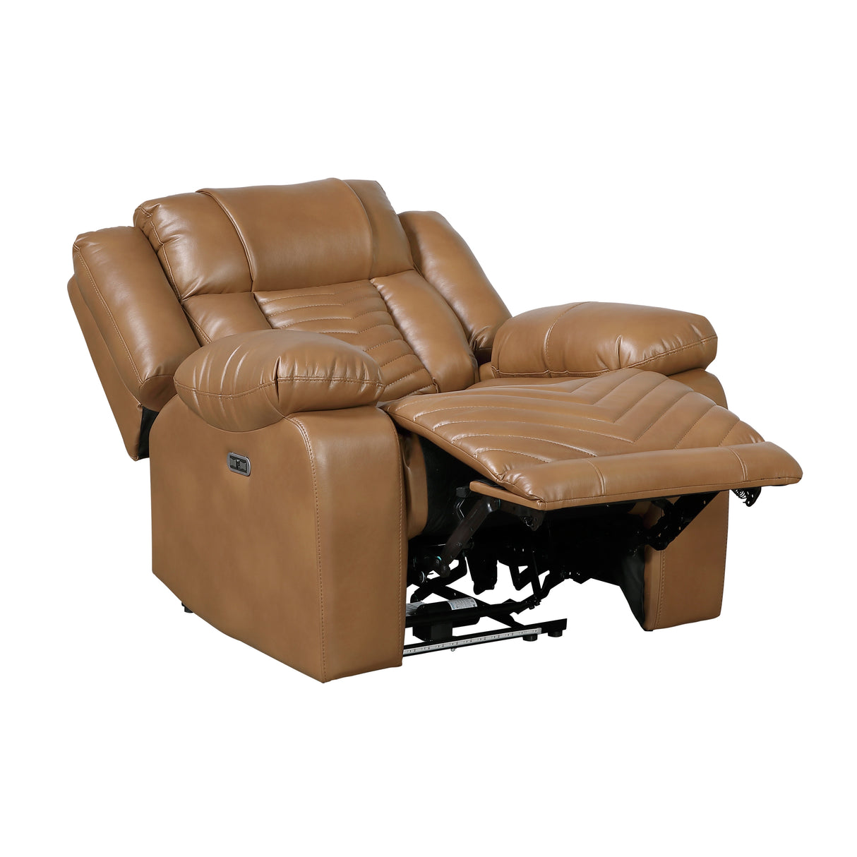 Huron Brown Power Reclining Living Room Set from Homelegance - Luna Furniture