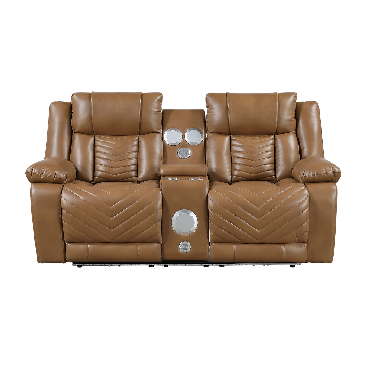 Huron Brown Power Reclining Living Room Set from Homelegance - Luna Furniture