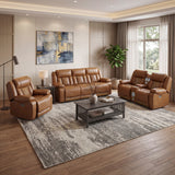 Huron Brown Power Reclining Living Room Set from Homelegance - Luna Furniture