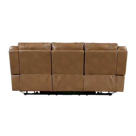 Huron Brown 2-Piece Power Reclining Living Room Set from Homelegance - Luna Furniture