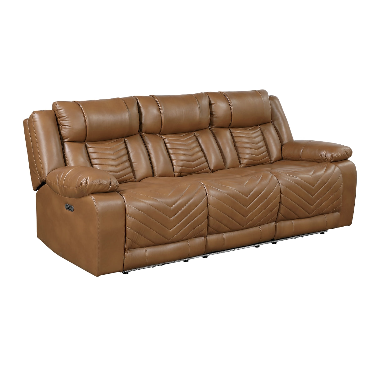Huron Brown Power Reclining Living Room Set from Homelegance - Luna Furniture