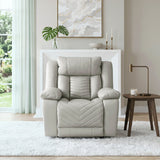 Huron Gray Power Reclining Chair from Homelegance - Luna Furniture