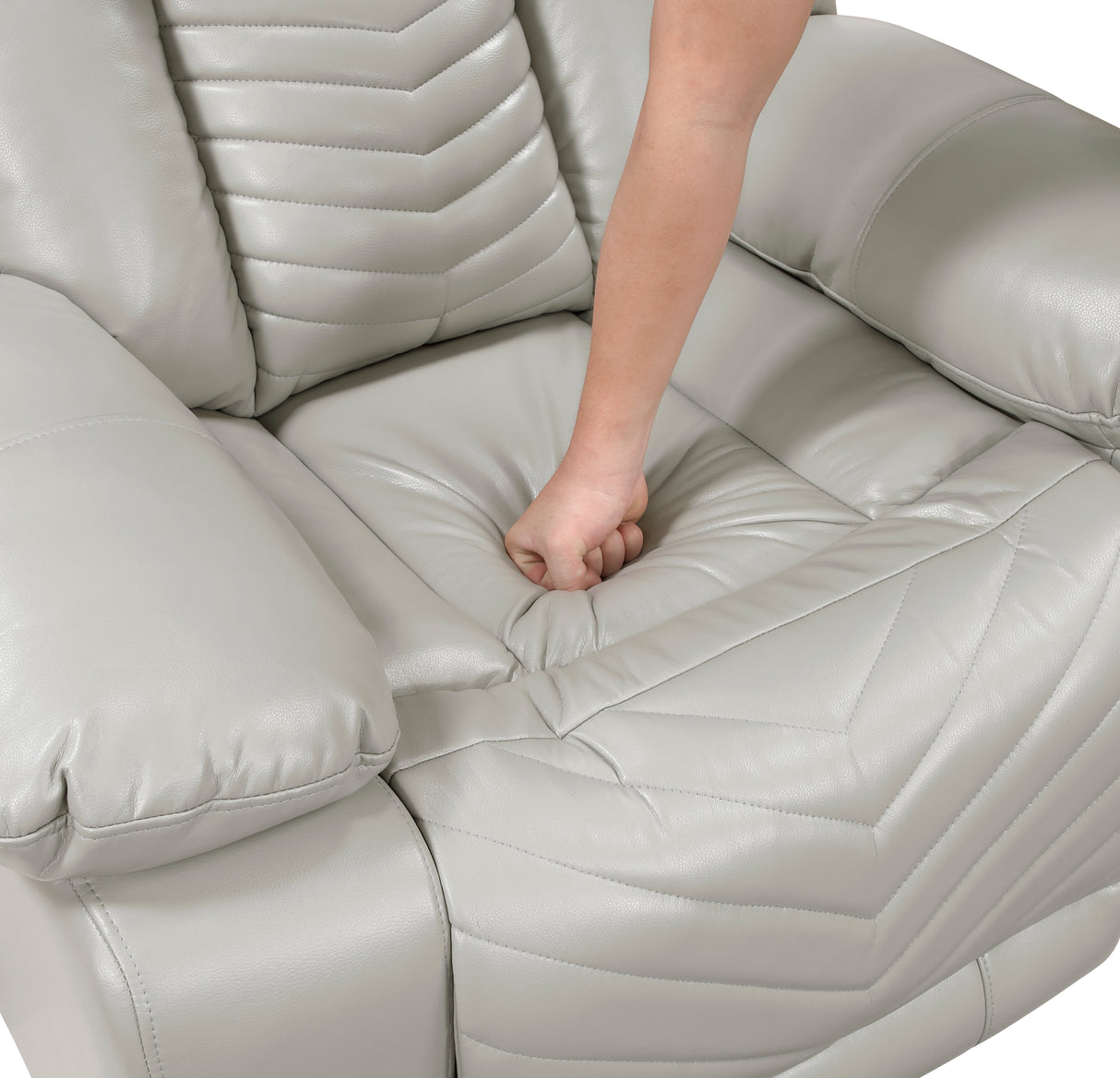Huron Black Power Double Reclining Sofa from Homelegance - Luna Furniture