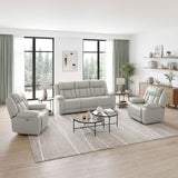 Huron Gray Power Reclining Chair from Homelegance - Luna Furniture