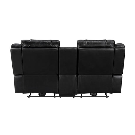 8457BLK*2PW 2pc Set: Sofa, Love (Power) from Homelegance - Luna Furniture