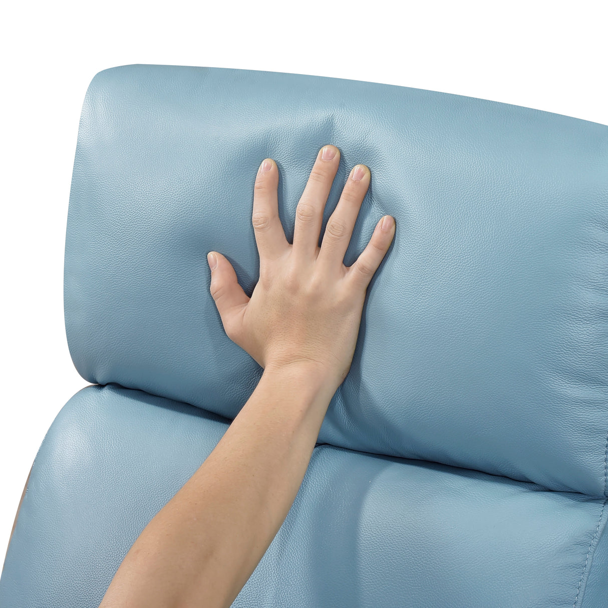 8458BUE-1SW Swivel Glider Reclining Chair from Homelegance - Luna Furniture