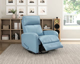 8458BUE-1SW Swivel Glider Reclining Chair from Homelegance - Luna Furniture