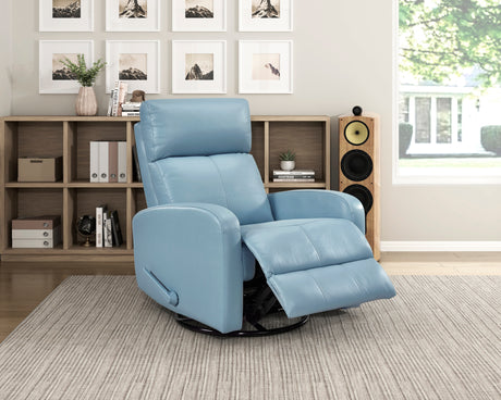 8458BUE-1SW Swivel Glider Reclining Chair from Homelegance - Luna Furniture