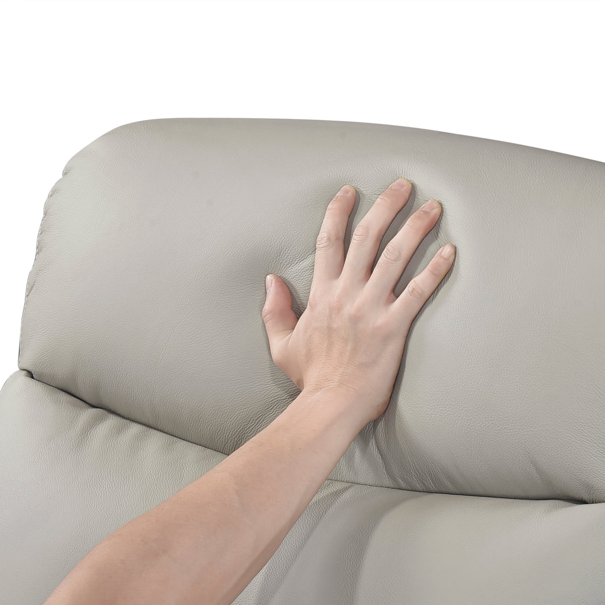 Cassian Taupe Swivel Glider Reclining Chair from Homelegance - Luna Furniture