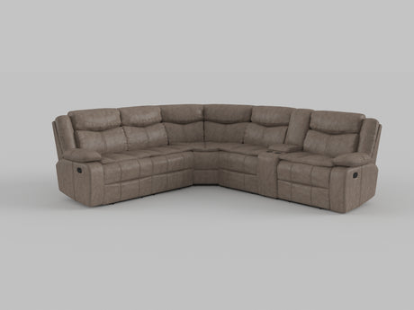 Bastrop Brown Reclining Sectional from Homelegance - Luna Furniture