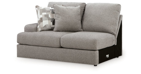 Lindon Smoke Left-Arm Facing Loveseat from Ashley Furniture - Luna Furniture