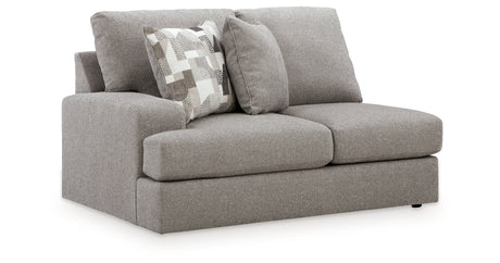 Lindon Smoke Left-Arm Facing Loveseat from Ashley Furniture - Luna Furniture