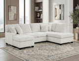 Lawson Taupe 2-Piece Sectional with Chaise from Homelegance - Luna Furniture