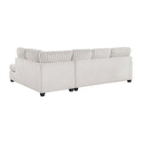 Lawson Taupe 2-Piece Sectional with Chaise from Homelegance - Luna Furniture