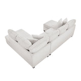 Lawson Taupe 2-Piece Sectional with Chaise from Homelegance - Luna Furniture