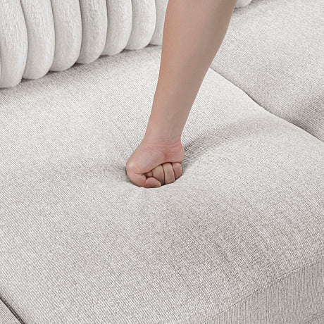 Lawson Taupe 2-Piece Sectional with Chaise from Homelegance - Luna Furniture