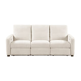 Vera Beige 3-Piece Power Reclining Living Room Set from Homelegance - Luna Furniture