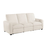 Vera Beige 3-Piece Power Reclining Living Room Set from Homelegance - Luna Furniture