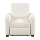 Eveclone Beige Power Reclining Chair with USB Charging Ports from Homelegance - Luna Furniture