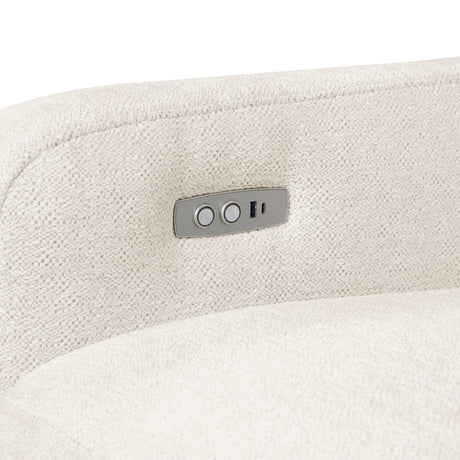 Eveclone Beige Power Reclining Chair with USB Charging Ports from Homelegance - Luna Furniture