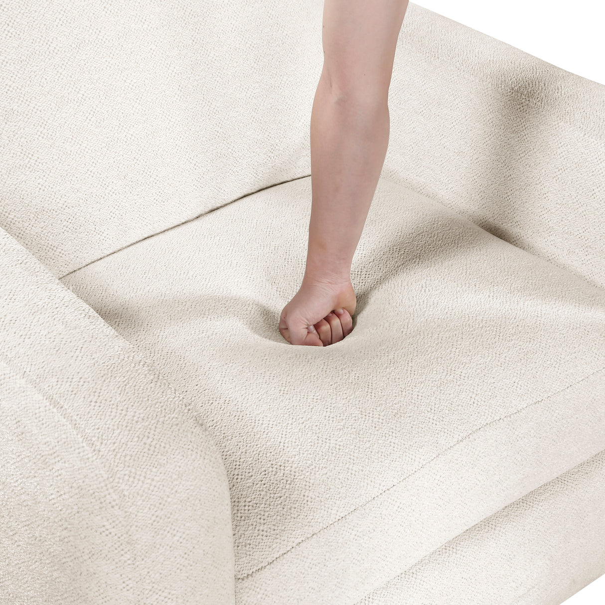 Eveclone Beige Power Reclining Chair with USB Charging Ports from Homelegance - Luna Furniture